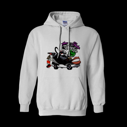 White Logo Hoodie